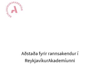 Rannsóknaþjónusta ReykjavíkurAkademíunnar